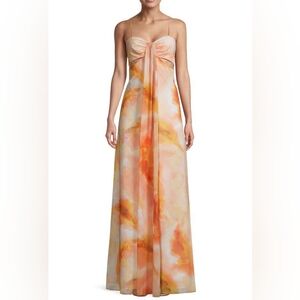 Aidan by Aidan Mattox Women's Sweetheart Gathered Maxi Dress 4